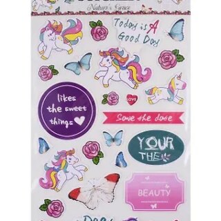 Стикеры бумажные  Unicorn