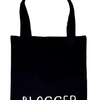 Сумка-шоппер Blogger черная, текстиль 40см.*32см.