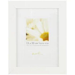 Деревянная фоторамка «TrendLine white MDF», белая, 15 х 20 см