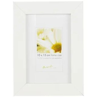 Деревянная фоторамка «TrendLine white MDF», белая, 10 х 15 см