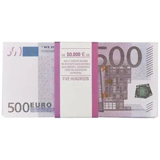 Сувенир Печатная продукция Сувенирные деньги "500 евро"