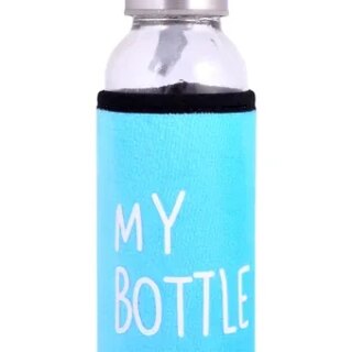 Бутылка в чехле велюр My Bottle (стекло) (300мл) (12-7599-RM300-233)