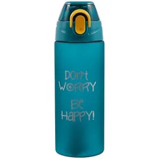 Бутылка Dont worry be happy (пластик) (600мл) (12-16484-YY-450)