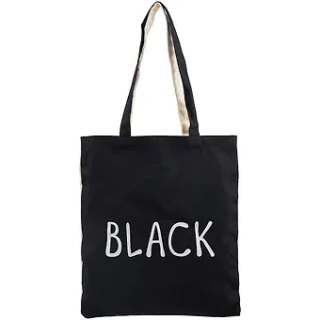 Сумка-шоппер BlackWhite черно-белая, текстиль, 40см.*32см.
