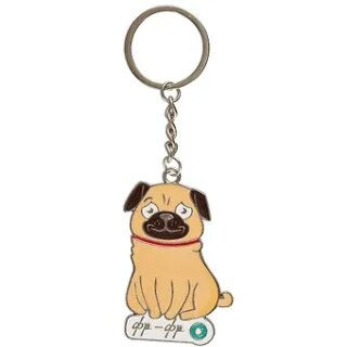 Брелок My lucky charm Мопс фр-фр (металл) (12-07150-716464891)
