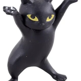 Держатель Котик (6см) (пластик) (12-9412-cat)