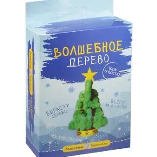Волшебные кристаллы Елочка зеленая со звездой (cd-121g-1) (Моисеенко)