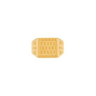 MISSOMA Кольцо Fused Woven Square Signet Ring