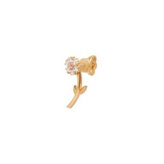 VIVA LA VIKA Моносерьга Gold Flower Mono Earring