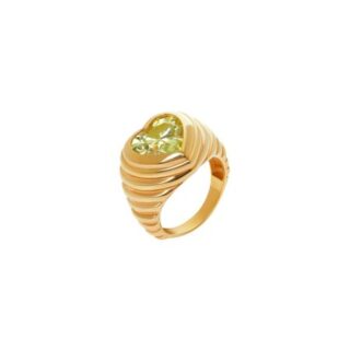VIVA LA VIKA Кольцо Shiny Heart Ring – Light Green