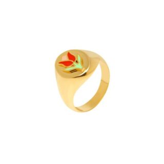 WILHELMINA GARCIA Кольцо Gold Tulip Ring