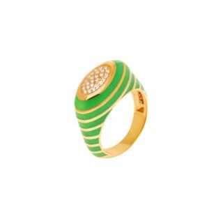 MER'S Кольцо I Got A Feeling Ring – Green