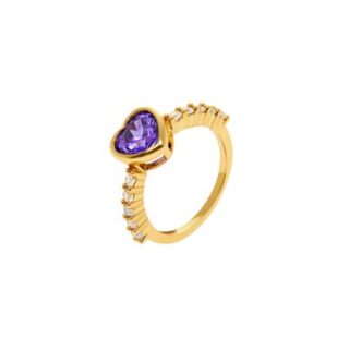 VIVA LA VIKA Кольцо Not Lonely Heart Ring – Lilac