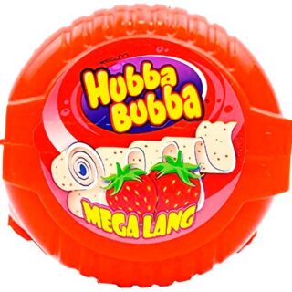 Жевательная резинка Hubba Bubba – Mega Long Strawberry (56 г)