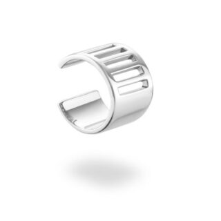 JEWLIA Кафф 10 mm - Silver