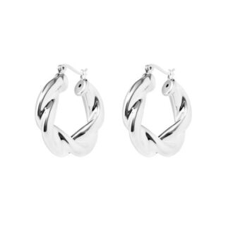 PLAIN STUDIO Серьги Wide Braided Earrings