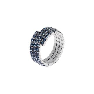 BLING BLING Кольцо Radiant Bond Ring - Dark Blue