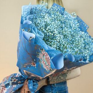Букет из гипсофил Воздушная акварель