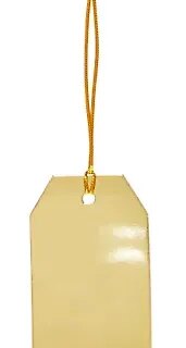 Бирки для украшения подарков "Gold",  4шт