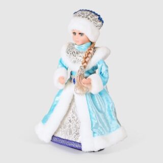 Фигура с мелодией Sote Toys Снегурочка в капюшоне 40 см