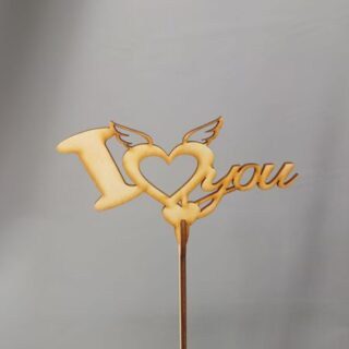 Топпер "I love you"