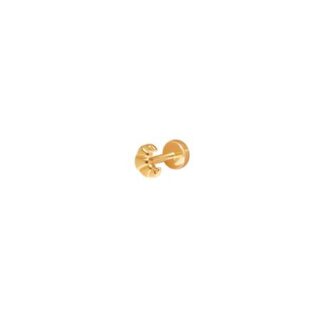 VIVA LA VIKA Лабрет Croissant Stud Earring - Gold