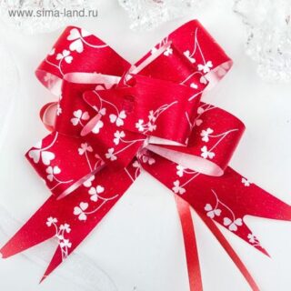 Бант - бабочка No1.8, красный
