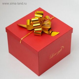 Бант - шар №3 металлик, цвет золото