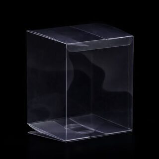 Складная прозрачная коробка из PVC, для упаковки подарков, 12×12×15 см